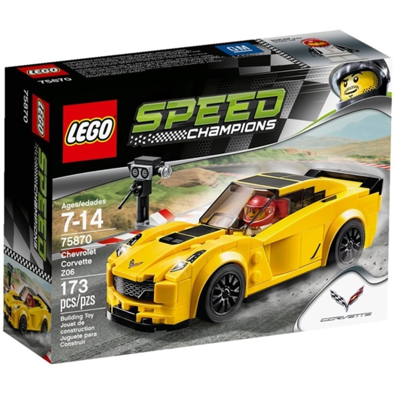 레고 스피드 챔피언(2016) 쉐보레 콜벳 Z06 - 75870 Lego Speed Champion Chevrolet Corvette  Z06