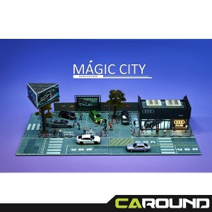 Magic City 1:64 매직시티 자동차 브랜드 쇼룸 - 아우디 (110066)