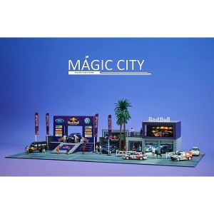 Magic City 1:64 매직시티 랠리 도착점 및 쇼룸 - 레드불 버전 (110071)