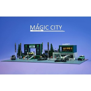 Magic City 1:64 매직시티 랠리 도착점 및 쇼룸 - 몬스터 버전 (110070)