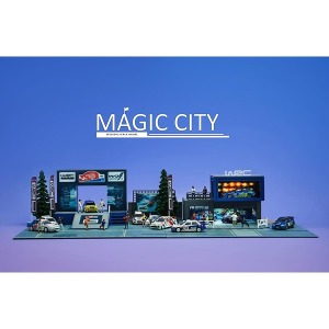 Magic City 1:64 매직시티 랠리 도착점 및 쇼룸 - WRC 버전 (110069)