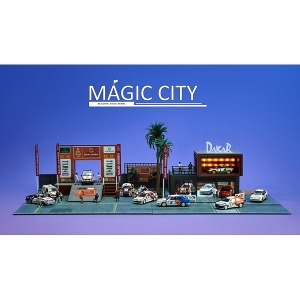Magic City 1:64 매직시티 랠리 도착점 및 쇼룸 - 다카르 랠리 버전 (110068)
